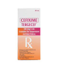 TERGECEF 100MG SUSPENSION 60ML