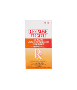 TERGECEF 20MG DROP 10ML
