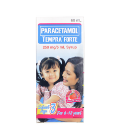 TEMPRA 250MG/5ML STRAWBERRY 60ML