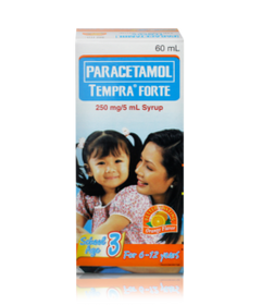 TEMPRA 250MG/5ML ORANGE 60ML