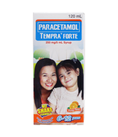 TEMPRA 250MG/5ML ORANGE 120ML