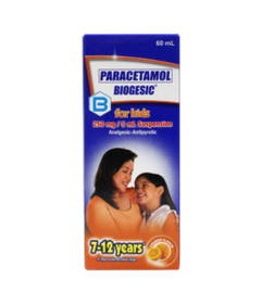 BIOGESIC 250MG OR 60ML