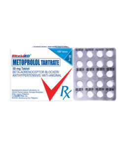 METOPROLOL 50MG TABLET – RITEMED