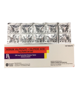 VALPARIN XR 500MG TABLET