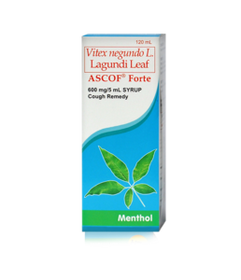 ASCOF FORTE MENTHOL 600MG/5ML SYRUP 120ML