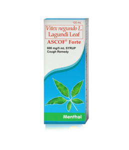 ASCOF FORTE MENTHOL 600MG/5ML SYRUP 120ML