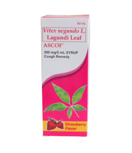 ASCOF 300MG/5ML STRAWBERRY SYRUP 60ML