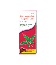ASCOF 300MG/5ML STRAWBERRY SYRUP 120ML