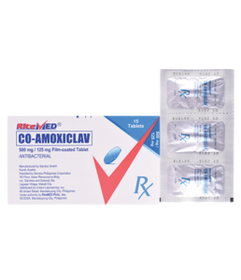 CO-AMOXICLAV 625MG FC TABLET – RITEMED