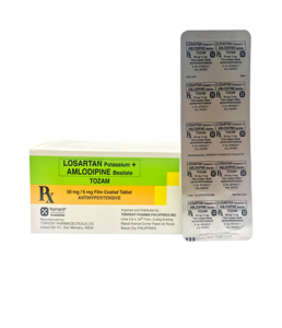 TOZAM 50MG/5MG FC TABLET