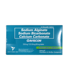 GAVISCON CHEWABLE TABLET