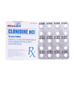 CLONIDINE HCL 75MCG TABLET – RITEMED