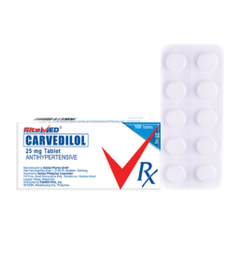 CARVEDILOL 25MG TABLET – RITEMED