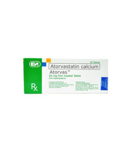 ATORVAS 20MG FC TABLET