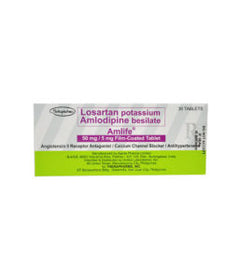 AMLIFE 50MG/5MG FC TABLET