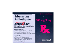 APROVASC 300MG/5MG FC TABLET