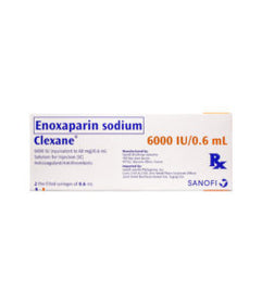 CLEXANE 60MG INJECTION 6ML