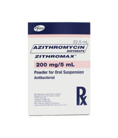 ZITHROMAX 200MG SUSPENSION 22.5ML