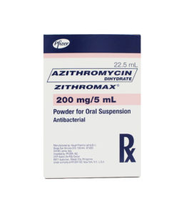 ZITHROMAX 200MG SUSPENSION 22.5ML