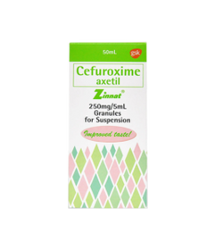 ZINNAT 250MG/5ML SUSPENSION 50ML